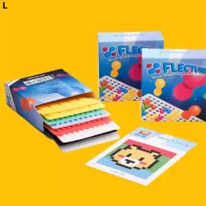 (튼튼)플렉처 키즈 싱글 시즌2 실리콘 비즈블록장난감 완구 창의력 소근육발달 부드러운 다용도 픽셀아트