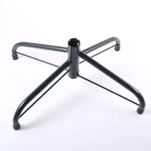 크리스마스 트리 스탠드 금속 지원 딥 퍼플 35cm 직경 장식 기본 녹색 페인트 철 프레임