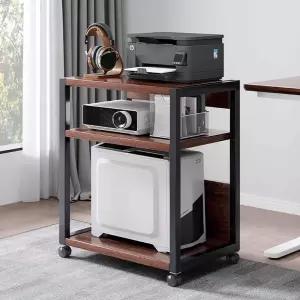 이동식 프린터 받침대 다이 선반 거치대 복합기 수납 선반