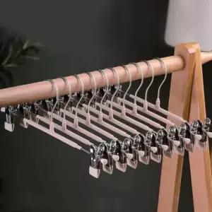 [생활] 치마옷걸이 10p세트 피치 논슬립 베이직 바지걸이