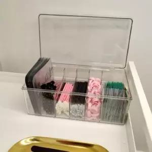 [생활] 투명 아크릴 칸막이 수납 정리함