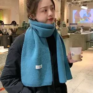 [신상오픈런]넥워머 심플 머플러 골지 클래식 니트목도리 (30015639)