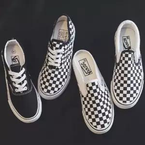 여성스니커즈 체크단화 뮬슬리퍼 단화 슬립온 Z 체크 aRs8+7AGV