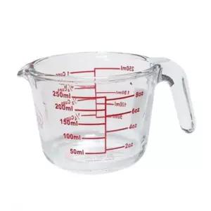 페르비타 계량컵 비커 라면물 베이킹 이유식 내열유리 용량컵 250ml