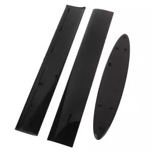 PS3 4000 4K 호스트 용 패널 검정색 하드 드라이브 커버 셸 왼쪽 오른쪽 페이스 플레이트 교체