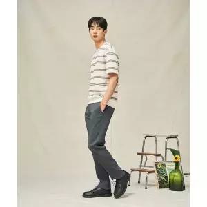 빈폴 BEANPOLE MEN 트리아세테이트 슬림 바지 카키 BC5321C08H 441245