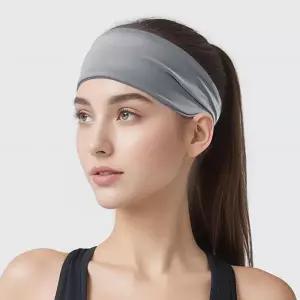 /다잇템 여자 운동 러닝 땀흡수 넓은 헤어밴드