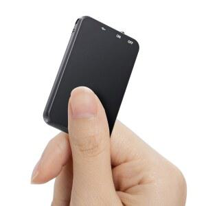 64GB 미니 음성 녹음기, 1536kbps 녹음기 금속 및 오디오 장치, AI 강의 녹음 소음 회의용 활성화 있는 감소 하우징이 클리어