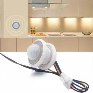 한나홍 미니 PIR 모션 센서 스위치 AC110220V 스마트 라이트 시간 지연 조절 가능 적외선 활성화 벽 스트립