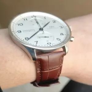 22mm 포르토피노 가죽 스트랩 시계줄 시게줄 호환 파일럿 IWC