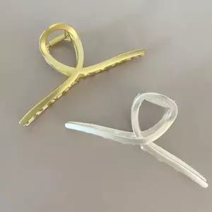 /다잇템 여자 클래식 헤어 매트 집게핀