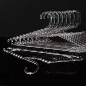 [생활] 10p세트 펄샤인 옷걸이 바지걸이 치마 투명 슬림