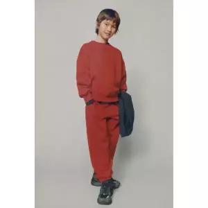 국내배송 ZARA 자라 주니어 키즈 자수 스웨트셔츠 및 조거 팬츠 세트 레드 0039703600 1852002