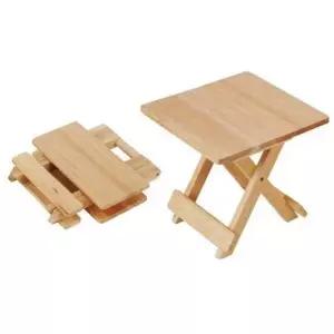 원목테이블 나무 접이식 사각 테이블 약24x24x23.5cm
