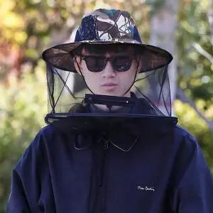 모기장 모자 벌초용품 접이식 양봉모자 방충망 벌망