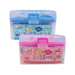 초등 학습용 컬러 찰흙 세트 블루 쑥쑥 창의 미술놀이 rZM6+1HWg