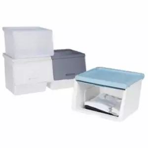 [생활] 시스맥스 루맥스 슬라이딩 리빙박스 대 GR 그레이 270970 / 454x411x410mm / 90751