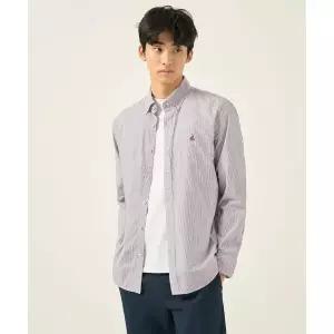 빈폴 BEANPOLE MEN 핀 스트라이프 셔츠 - 브라운 BC5864C16D 441381
