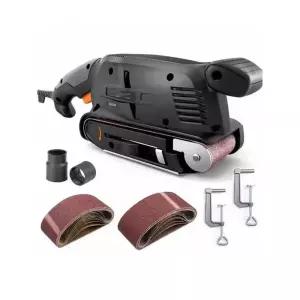 전동드릴사포 목공 전기 벨트 샌더 가변 속도 파워 구리 모터 그라인더 목수 연마 연삭 기계