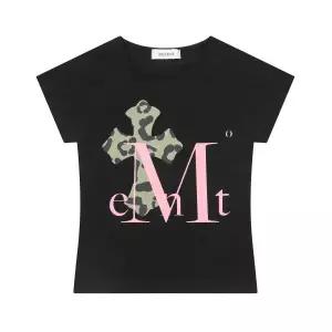 [3월 18일 배송] MUCENT 사하라 카모 크로스 나그랑 슬림핏 반팔 티 (2컬러)