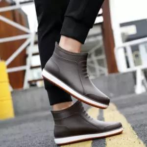 남성 가벼운 발편한 비 장마철 안전한 남자장화 작업화 눈 DWCE5132