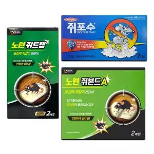 초강력 쥐끈끈이 쥐포수 10트랩(2매입x5팩)