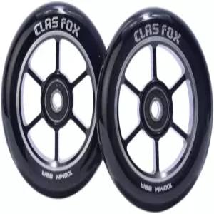 CLAS FOX 100mm 원 페어 프로 스턴트 스쿠터 휠(ABEC-9 베어링 CNC 메탈 코어 그라비티 포함) (2개)