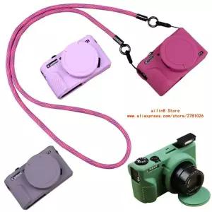 카메라가방 캐논 카메라 가방 G7X2 G7X3 G7X 마크 II III 브이로그 케이스 실리콘 쉘 보호 미끄럼방지 방수