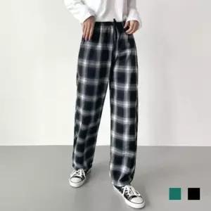 [옷은날개] 일자 배기바지 세미 빅사이즈 루즈핏 여자바지 밴딩