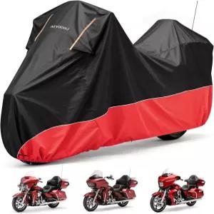 방수 모터사이클 커버 420D 옥스포드 헤비 듀티 사이드 탑 박스 포함 할리 데이비슨 투어링 울트라