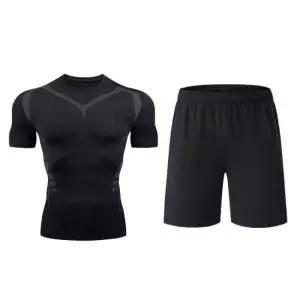 여름운동복 남성 헬스 런닝 운동복 트레이닝 상하의 세트