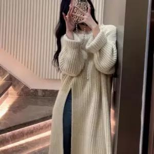 여자봄코디 여성 겨울 슬림핏 트임 롱 니트 여리핏 스웨터 원피스