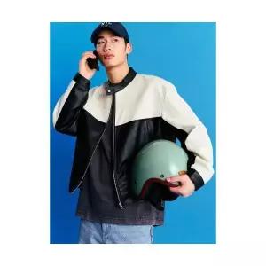 브랜드정품 에잇세컨즈 8SECONDS 페이크 레더 레이서 자켓 재킷 블랙 (26423ZDY15) 127856