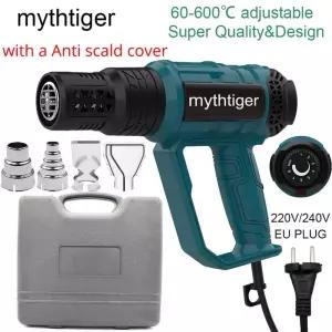 무선히팅건 열풍기 캐리 A 박스 모터 히트 건 전문 열풍 온도 기 납땜 전동 공구용 열 송풍기 건조기