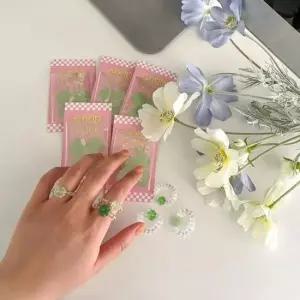 우정링 네잎클로버 비즈 반지 만들기 키트 DIY 6종 세트