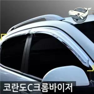 크롬 선바이저 창문 보호 4개 자동차핸드폰번호