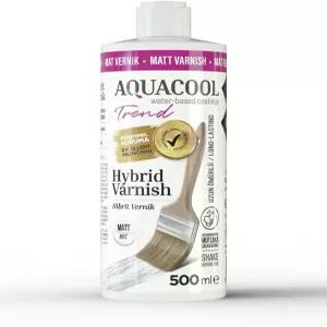 아쿠아쿨 트렌드 하이브리드 바니시 탑코트 - 가구 캐비닛 목재 및 페인트 표면용 수성 클리어 코트