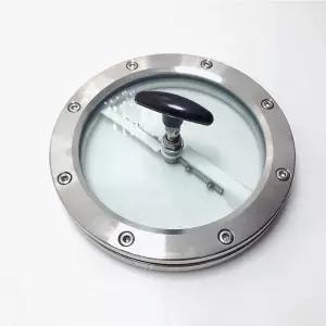 304 윈도우 글라스 스크레이퍼 플랜지 스테인리스 더블 브러시 탱크