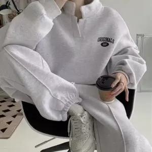 카라 오버핏 루즈핏 밴딩 투피스 트레이닝 상하세트