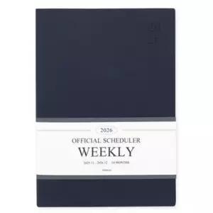 [문구] 인디고 다이어리 2026 오피셜 빅 위클리 스케줄러 네이비