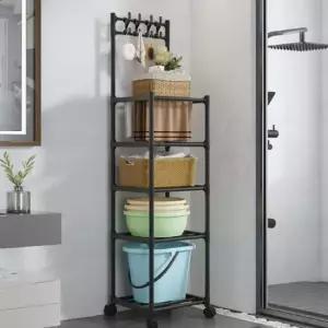 [생활] 다용도 정리대 틈새 바퀴 이동 트롤리 트레이 선반장