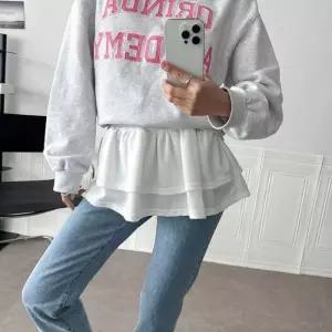 [신상오픈런]페이크 발레코어 키치 순면 셔링 미니 레이어드스커트 (29988022)