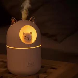 고양이 캐릭터 가습기 여분필터6개포함 냥이 가습기