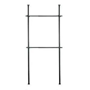 [생활] 2단천장행거 천장행거 다올행거 블랙기둥행거 2단 블랙 트니행거