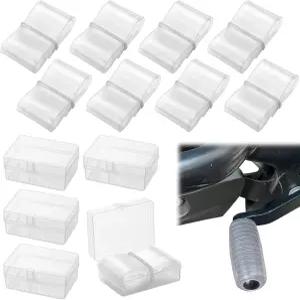 팡다 8팩 모터사이클 시프터 신발 보호기 수축 기어 커버 부츠 토 액세서리 남녀용 보호