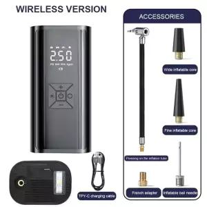 YIJU 무선 공기 펌프 150psi 휴대용 전기 타이어 팽창기 자동차 자전거 오토바이 미니 압축기 인젝터