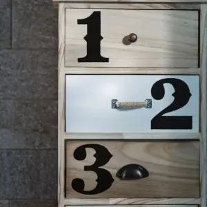 스텐실 알파벳 숫자 도안 도장 8인치