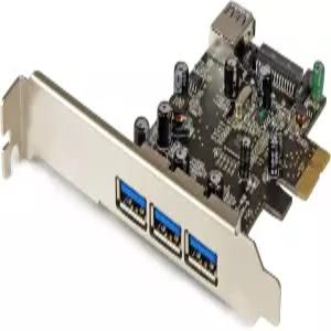 StarTech.com 4포트 PCI Express USB 3.0 카드 3개의 외장 및 1개의 내장 Windows 8 7에서 기본 OS 지원