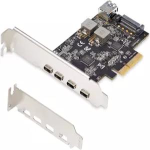 StarTech.com 5포트 USB PCIe 카드 3.2 10Gbps 4개의 USBC 포트가 있는 PCI 익스프레스 1개의 USBA 내부