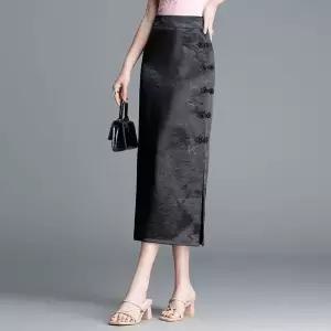 여자 스커트 원포인트 일자 데일리 슬림핏 H라인 봄여름 힙색 스포M1